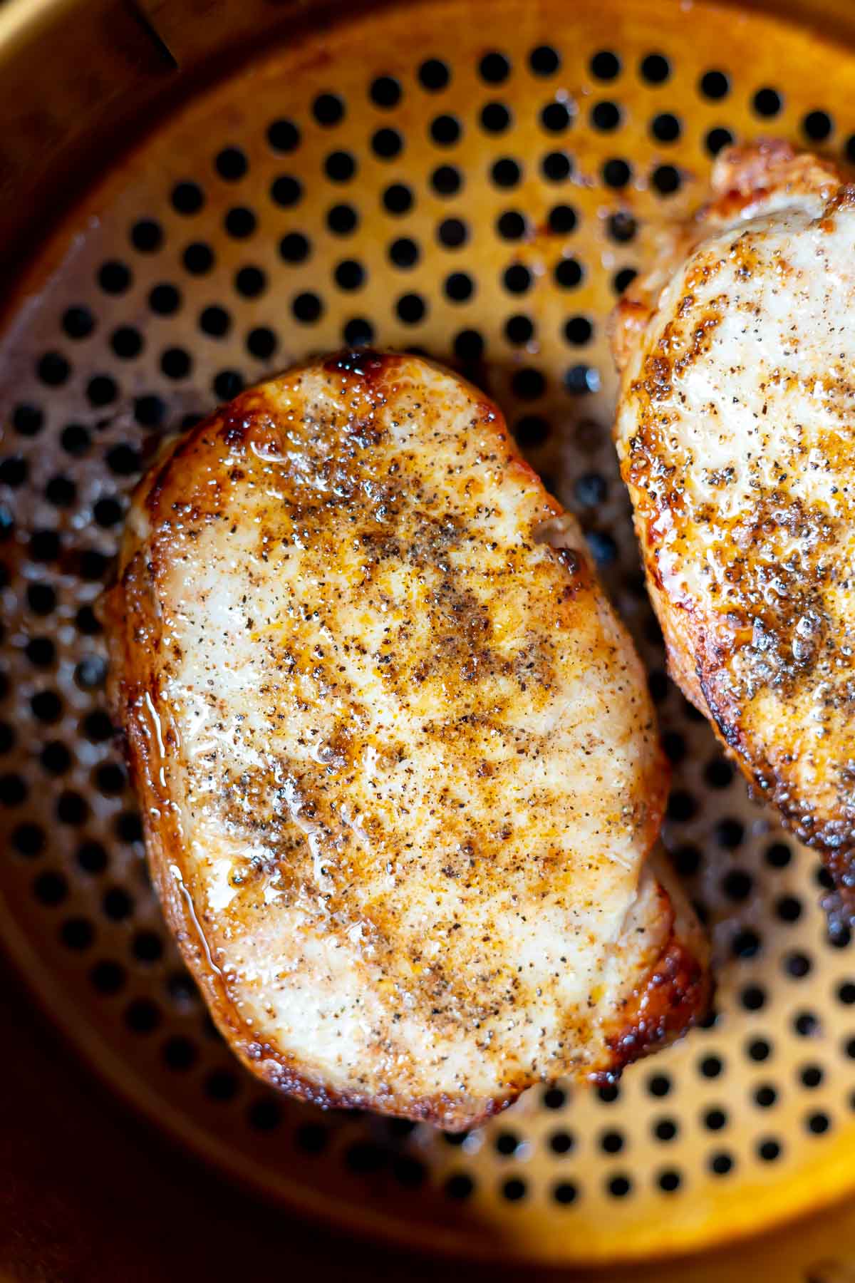 Air Fry Thin Pork Chops - the yellowbird food