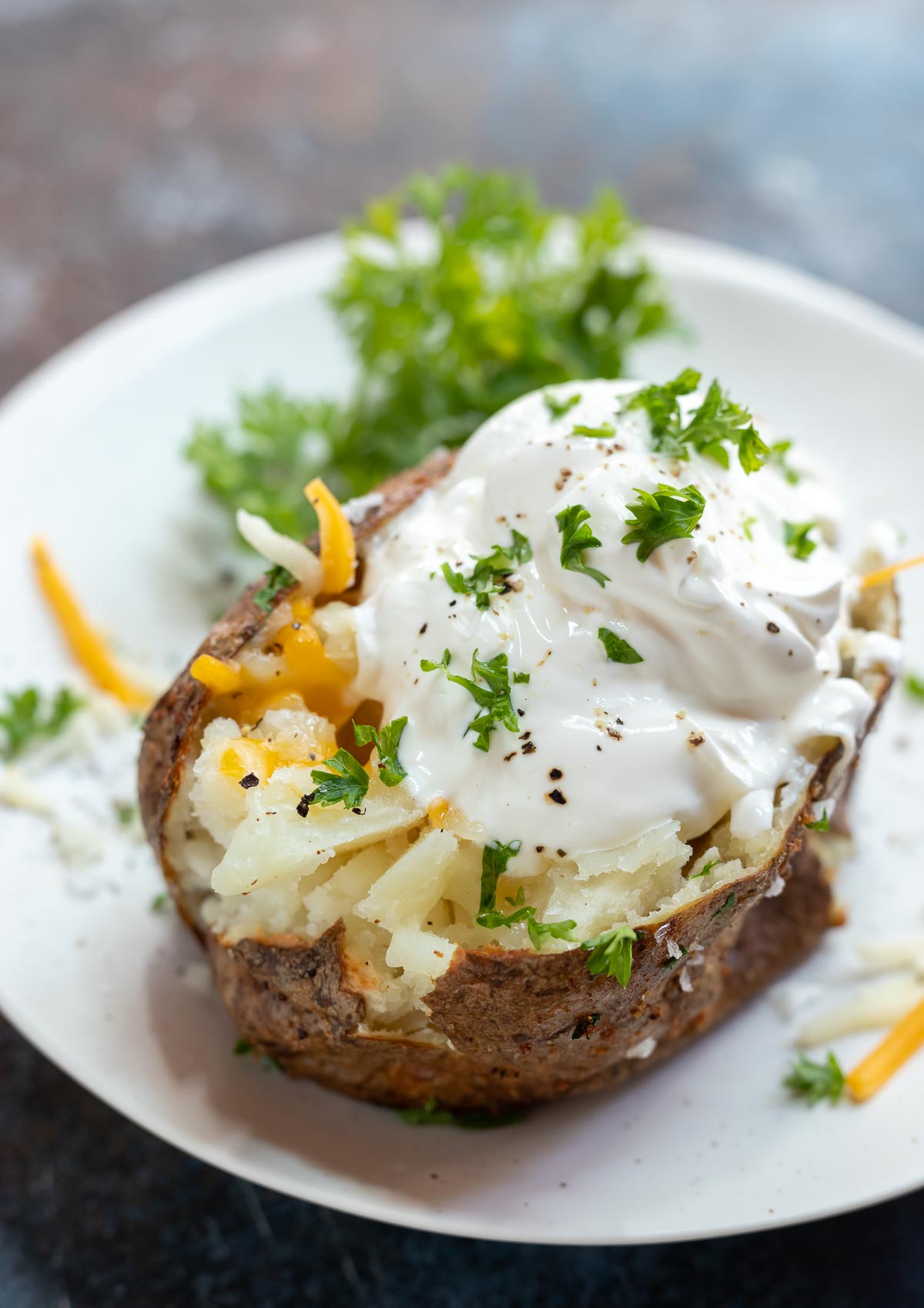 Air Fryer Baked Potatoes (How Long to Cook) - Platings + Pairings