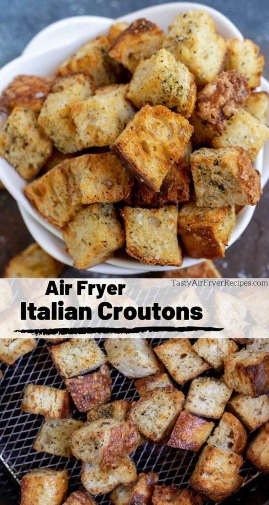AIR FRYER HOMEMADE CROUTONS!!! + Tasty Air Fryer Recipes