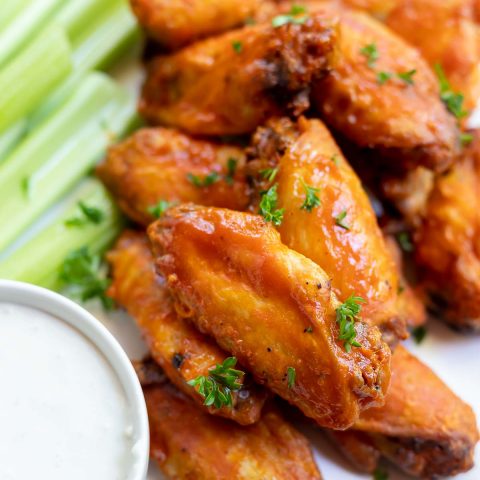 AIR FRYER BUFFALO CHICKEN WINGS!!! + Tasty Air Fryer Recipes