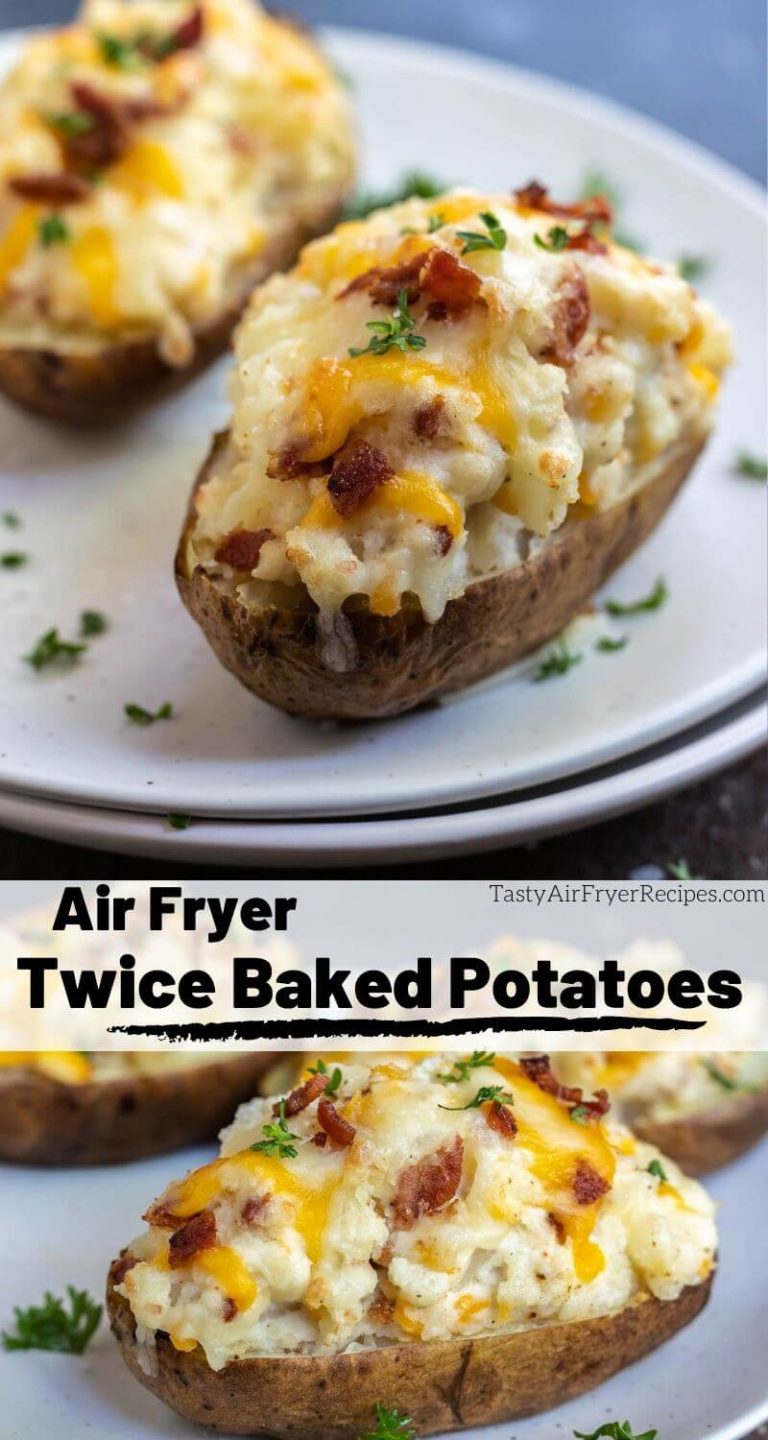 Air Fryer Twice Baked Potato Recipe!!! + Tasty Air Fryer Recipes