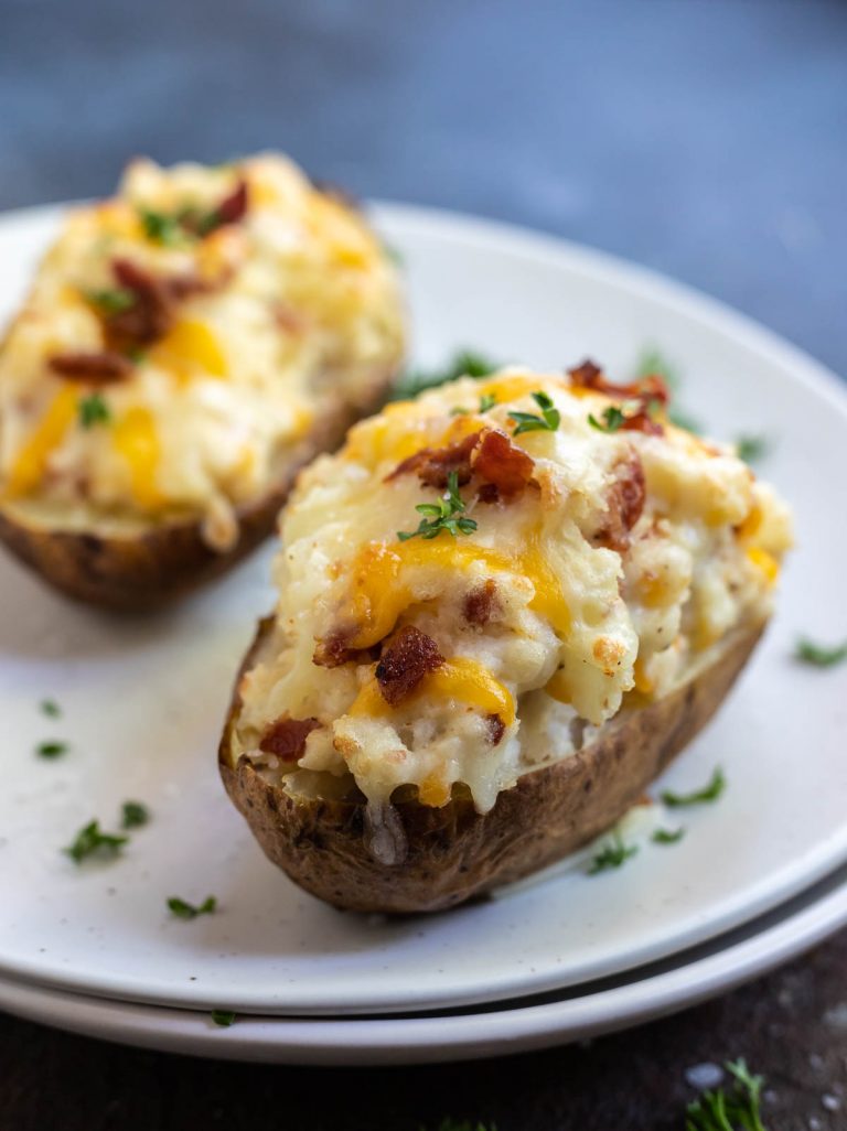 AIR FRYER TWICE BAKED POTATO RECIPE!!! + Tasty Air Fryer Recipes