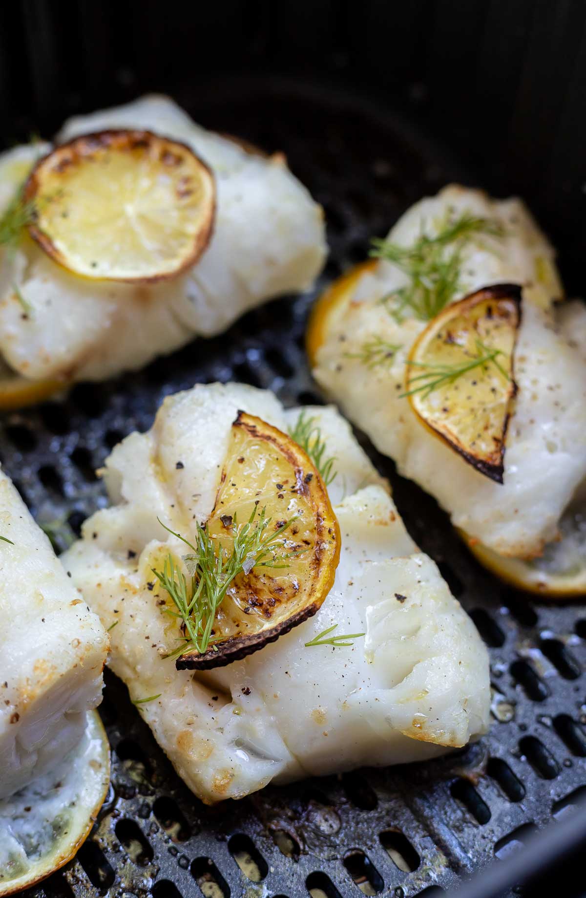 Cooking fish in a air clearance fryer