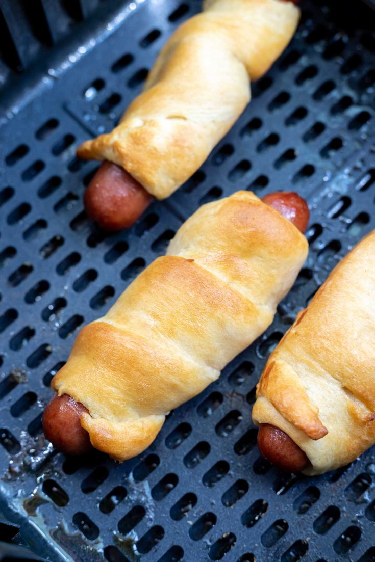 AIR FRYER CRESCENT ROLL HOT DOGS + Tasty Air Fryer Recipes