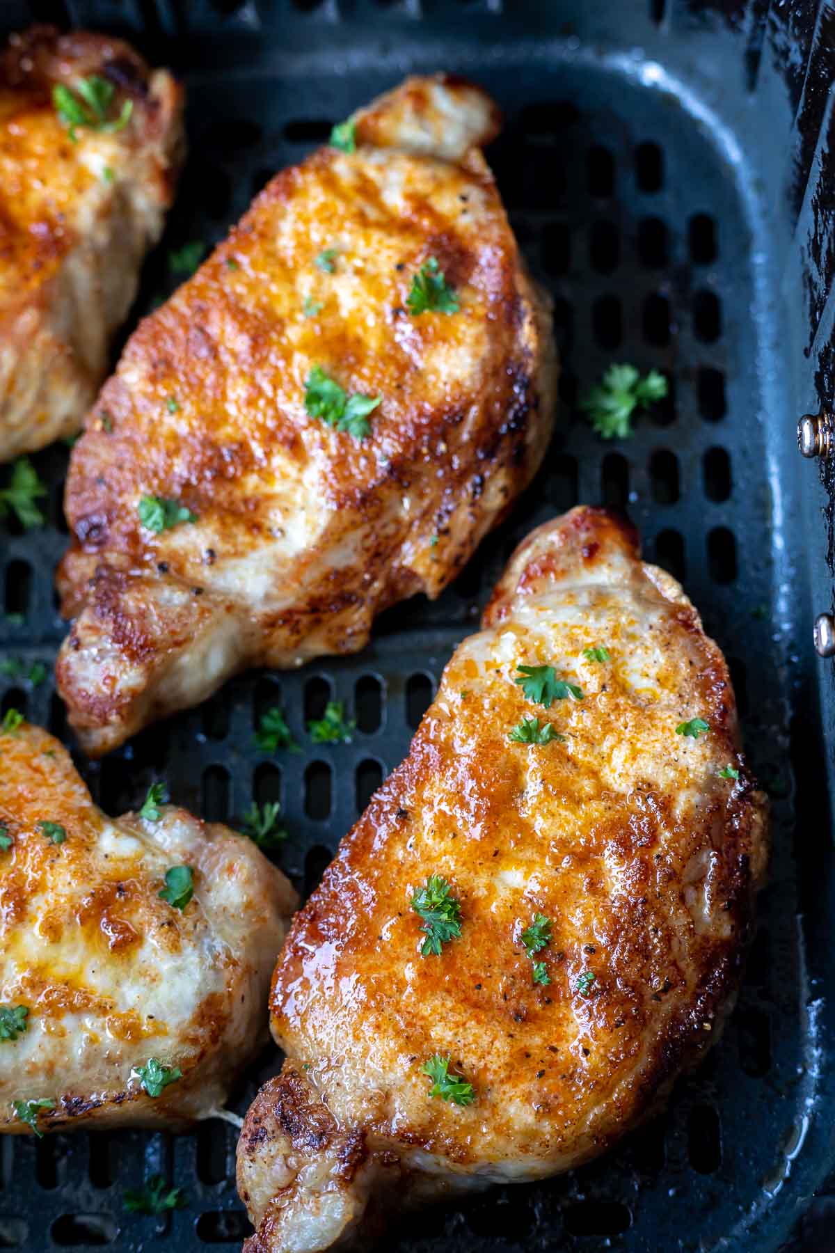 Pork chops cooked on sale in air fryer