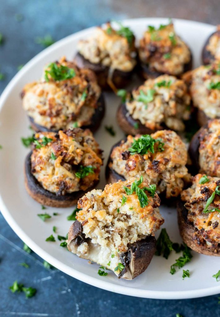 AIR FRYER STUFFED MUSHROOMS + Tasty Air Fryer Recipes