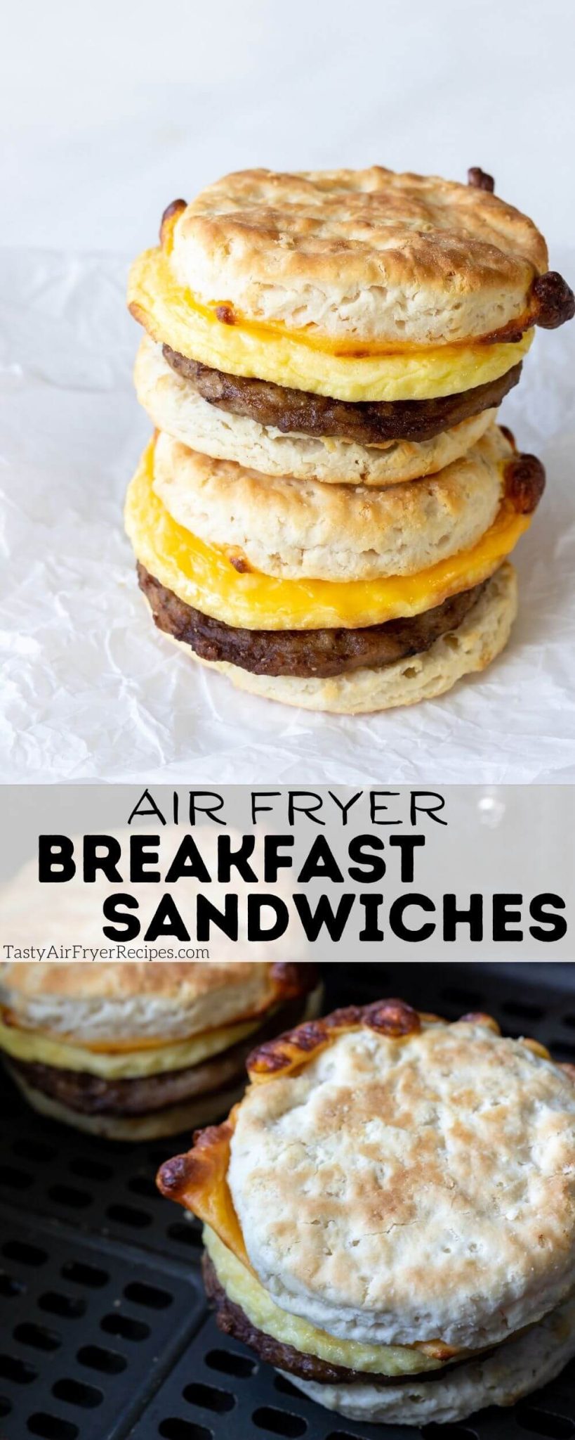 AIR FRYER FROZEN BREAKFAST SANDWICH + Tasty Air Fryer Recipes