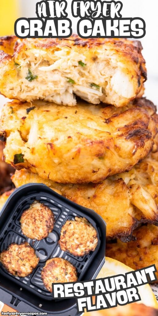 crab cakes stacked